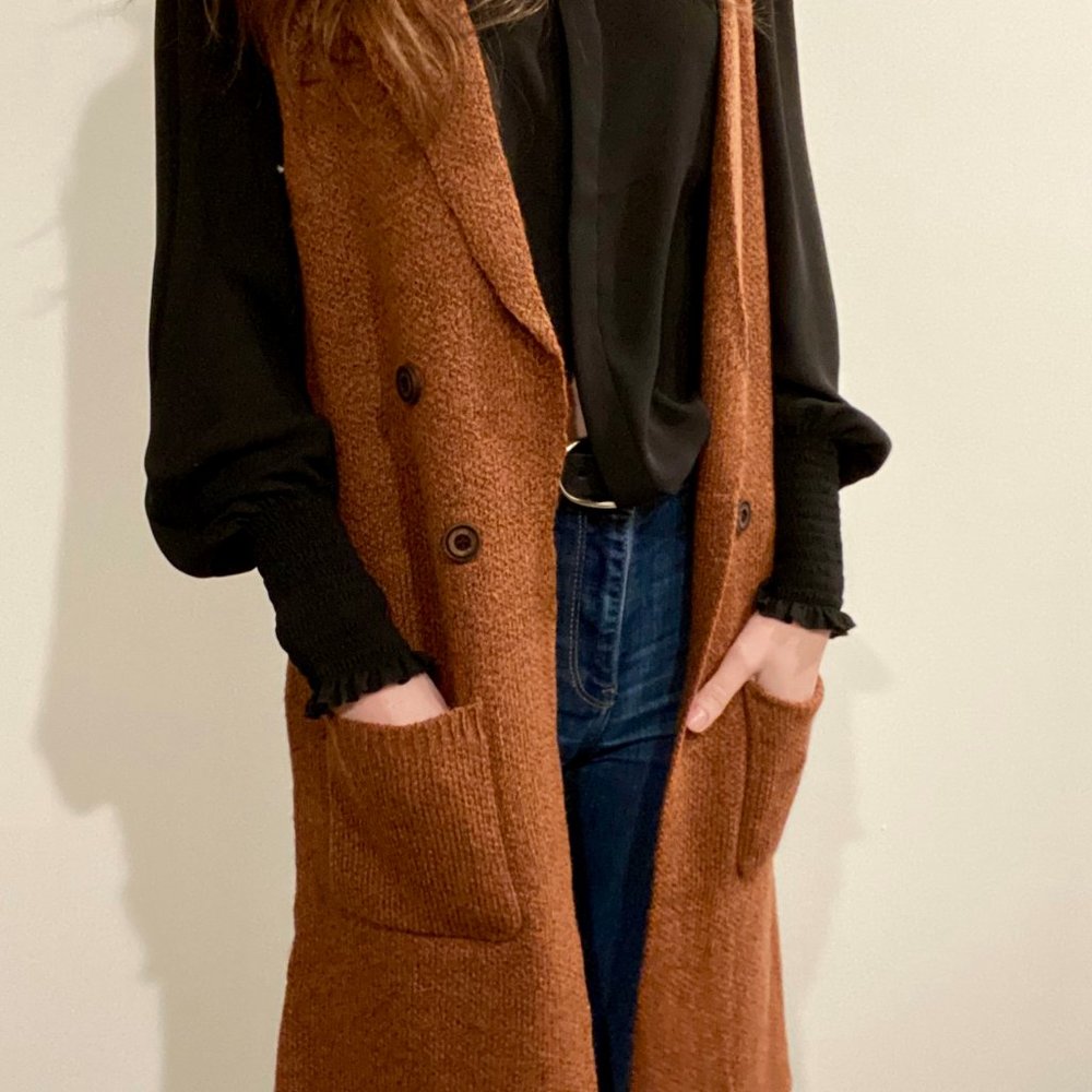 Rust Longline Vest